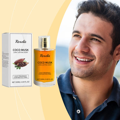 Roxelis Men Coco Musk Cologne – Fresh, Flirty, Charming 50ml - ShopTrendova