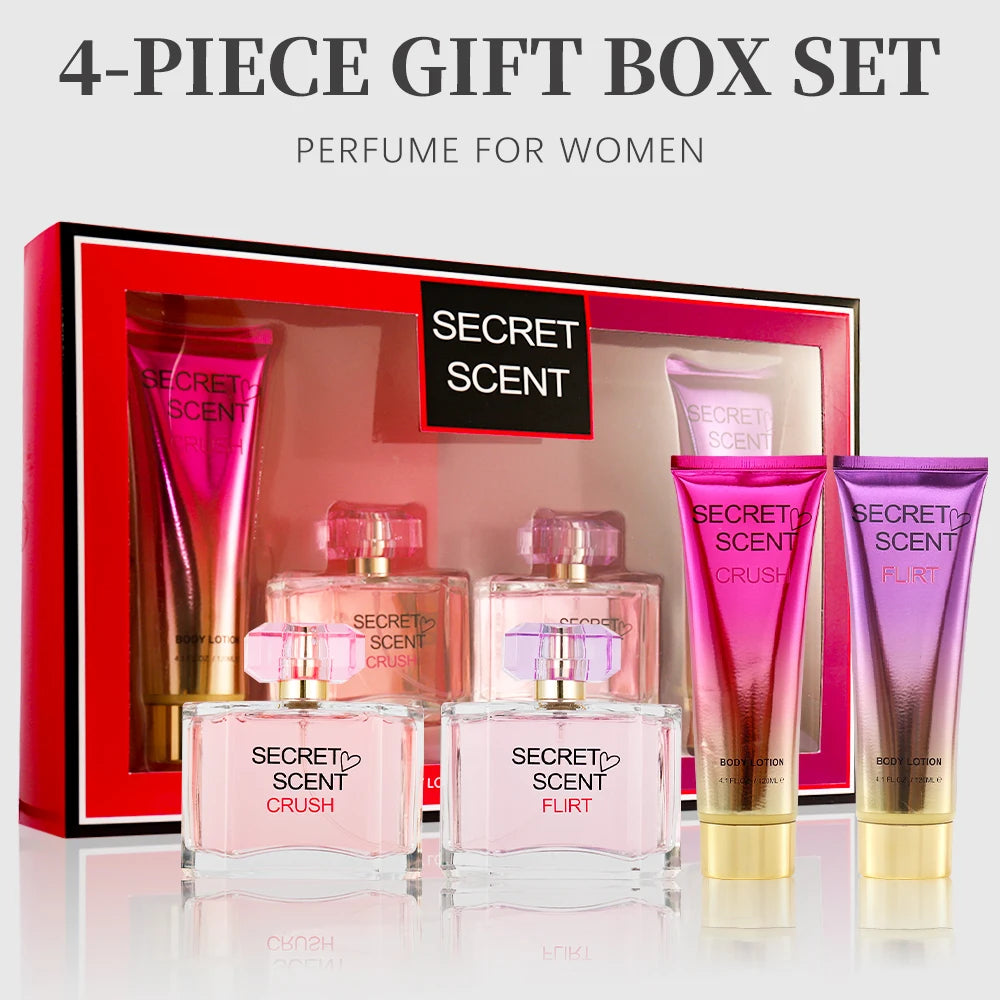 Parfum, Spray and Body Lotion Gift Set Women's